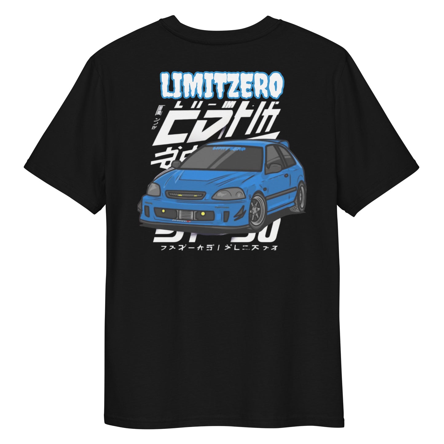 LimitZero LimitedEdition Embroided Front Logo CIVIC IN JAPAN T (super-soft-organic-cotton)