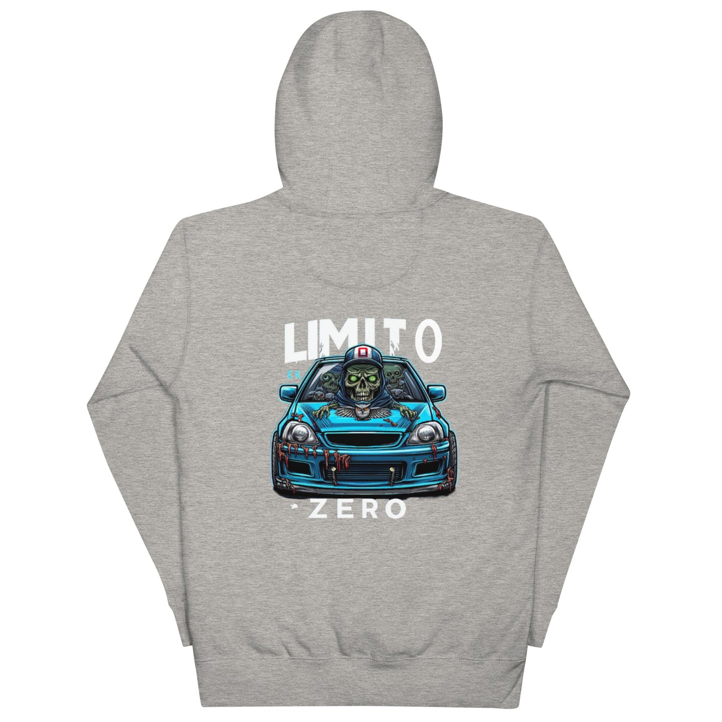 LimitZero LimitedEdition Embroided Front Civic Zombie Unisex Hoodie