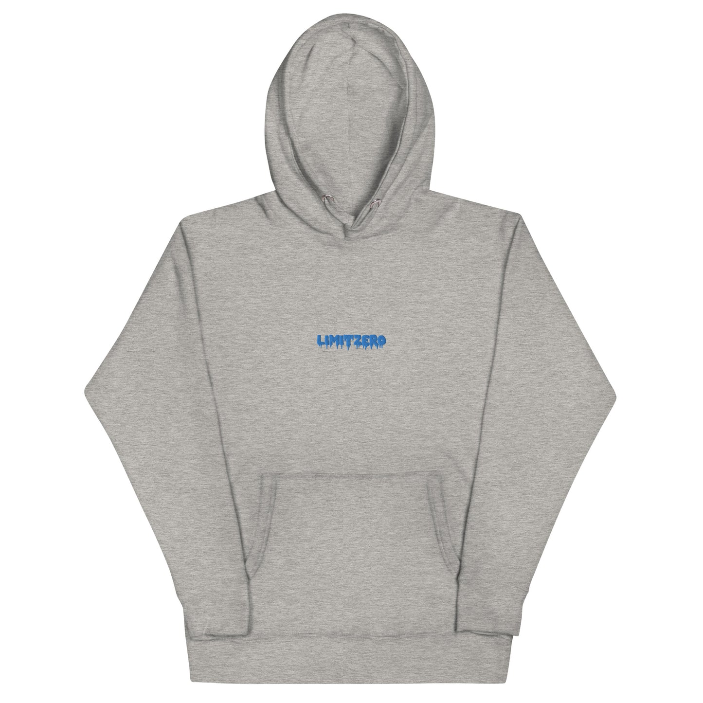 LimitZero LimitedEdition Embroided Blue Logo Unisex Hoodie