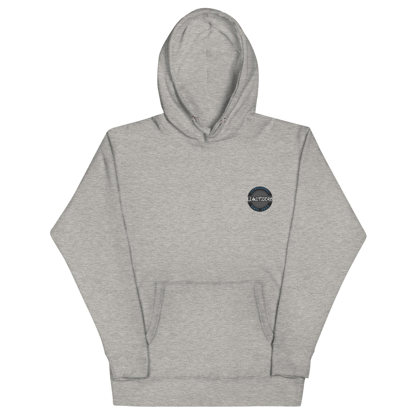 LimitZero Embroided Skate Plain Unisex Hoodie